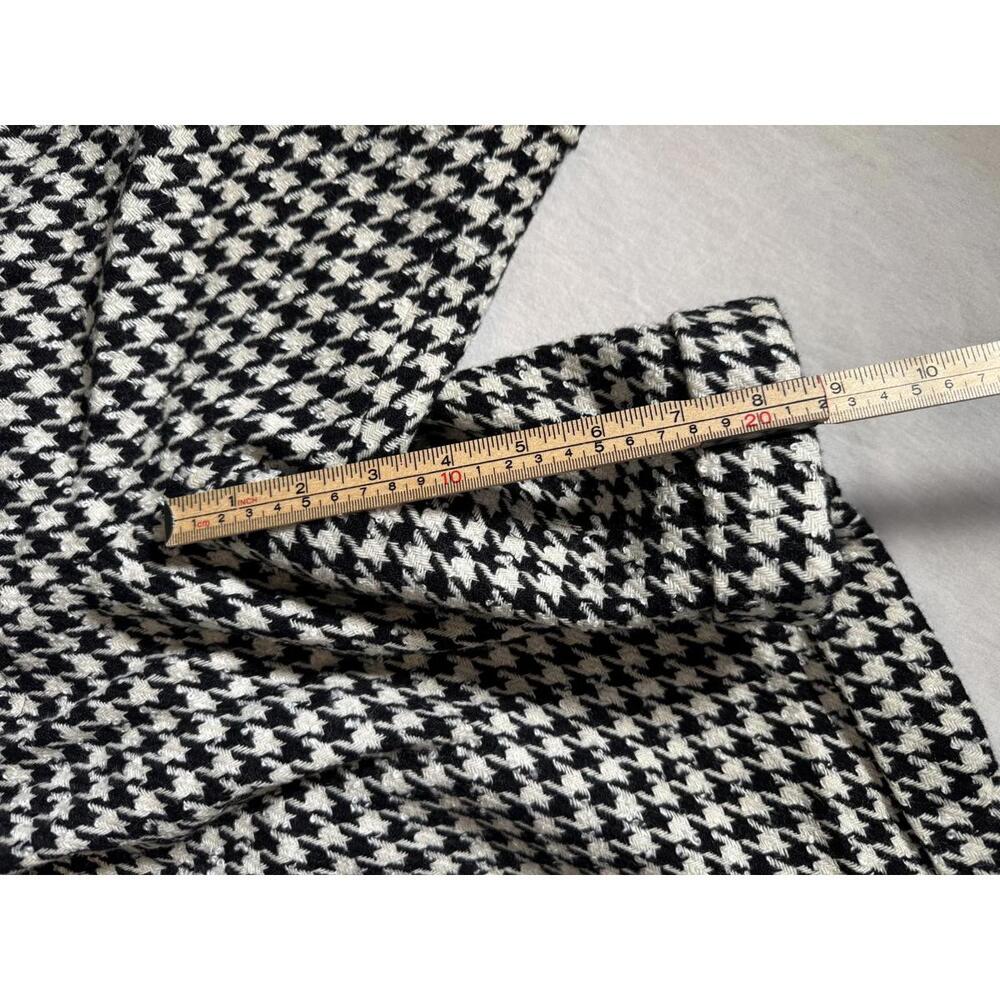 Lillie Rubin 80s 90s VTG Black White Houndstooth Shorts Blazer Suit Set - Picture 7 of 8